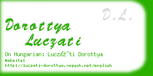 dorottya luczati business card